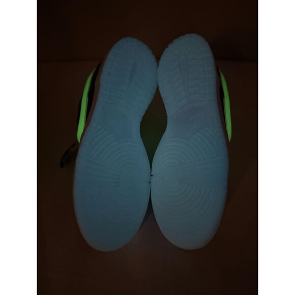 Nike Dunk Low BG Iron Grey Cool Grey Lime Ice Glow in Dark Youth 5.5Y/Woman 7 HQ - Picture 12 of 12